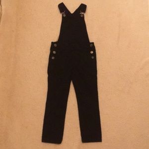 Cute Black Denim Overalls